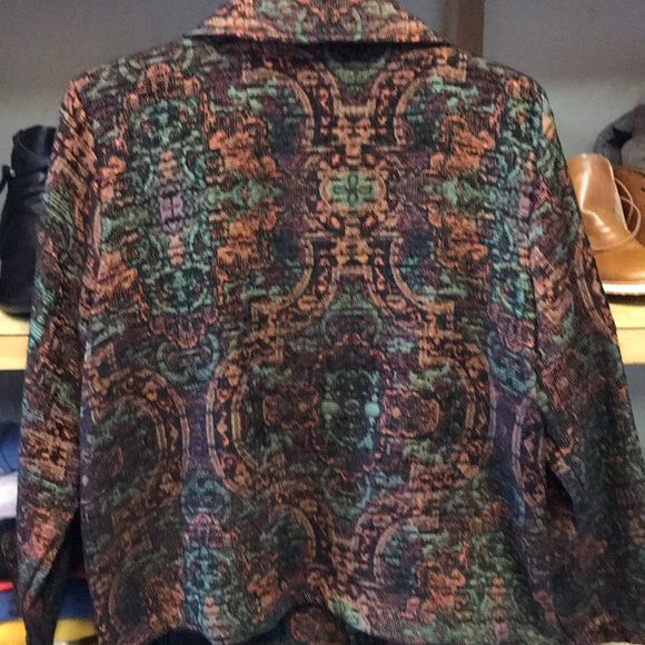 Habitat women’s size medium lovely print button down jacket - Picture 5 of 6